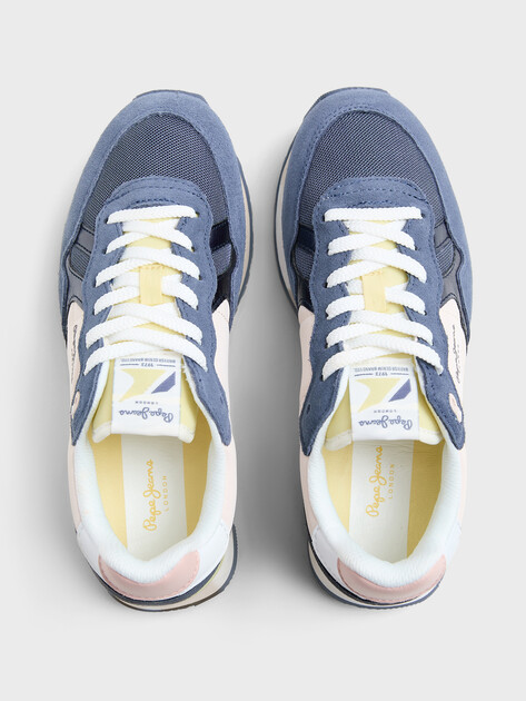 Женские кроссовки PEPE JEANS BRIT CAMP W, Артикул PLS40038, синий | 4315857. Ракурс 4