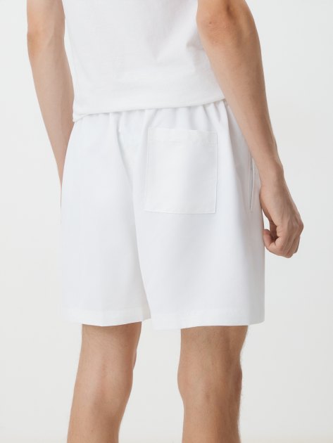 Мужские купальные шорты CALVIN KLEIN MEDIUM DRAWSTRING-GRAPHIC, Артикул KM0KM00890, белый | 4316001. Ракурс 4