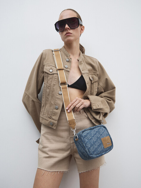 Кросс-боди из денима PEPE JEANS BRIANAE DENIM, Артикул PL031629, синий | 4317025. Ракурс 5