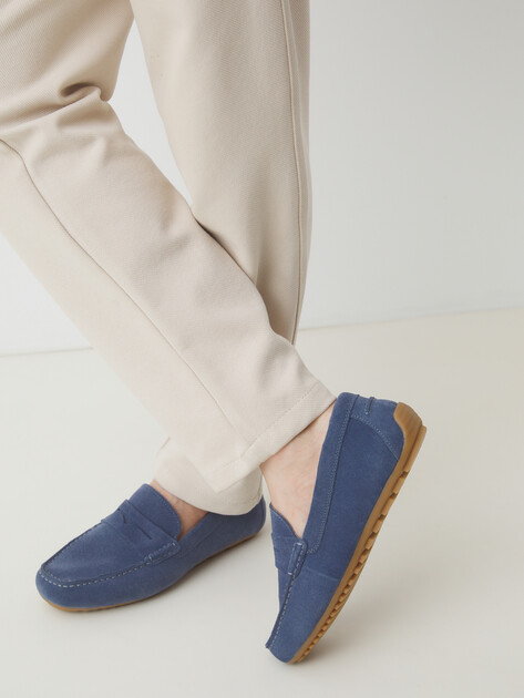 Мужские мокасины TAMARIS PATRICK, Артикул 1-1-14600-44, серо-синий | 4317246. Ракурс 2