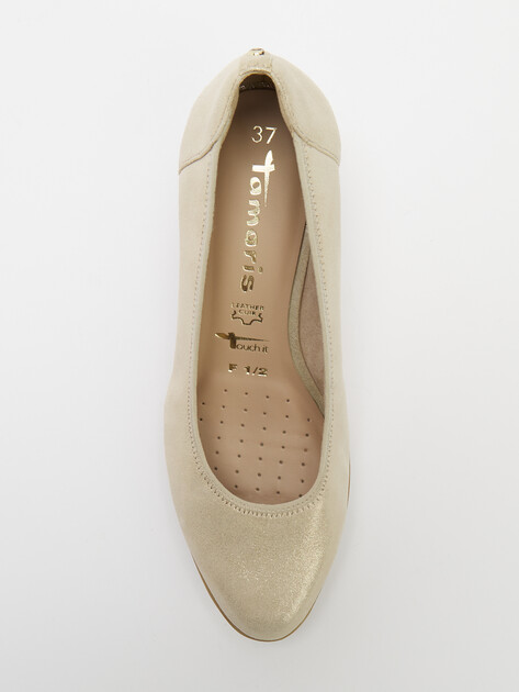 Женские туфли TAMARIS MARVA, Артикул 1-1-22451-44, светло-золотой | 4317874. Ракурс 5 Женские туфли TAMARIS MARVA, Артикул 1-1-22451-44, светло-золотой | 4317874. Ракурс 5