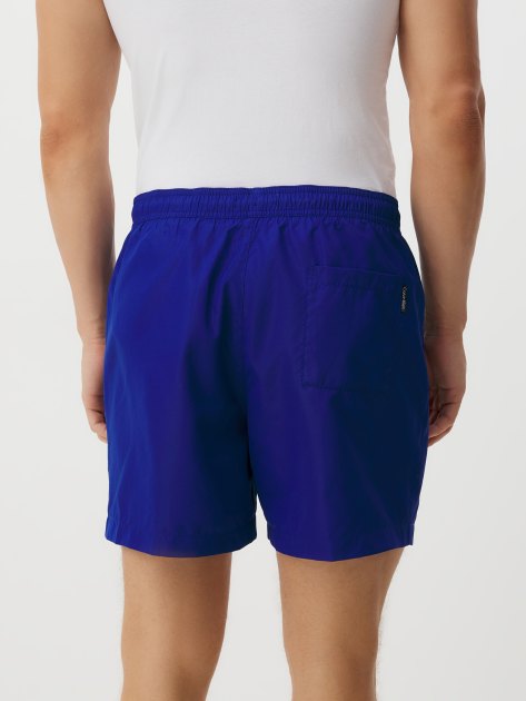Мужские купальные шорты CALVIN KLEIN MEDIUM DRAWSTRING, Артикул KM0KM00708, синий | 4319311. Ракурс 4