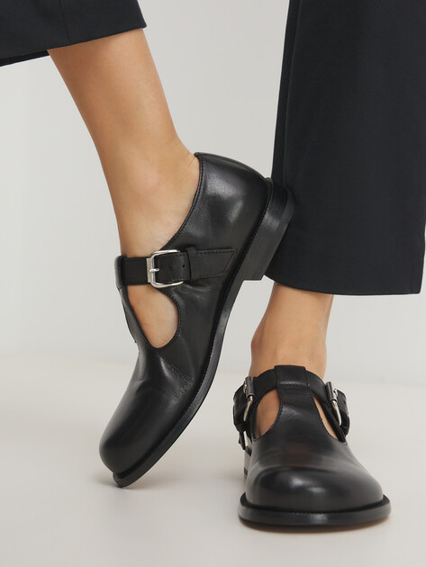 Женские туфли мэри-джейн OFFICINE CREATIVE, Артикул EMERALD/012 S, черный | 4321813. Ракурс 2 Женские туфли мэри-джейн OFFICINE CREATIVE, Артикул EMERALD/012 S, черный | 4321813. Ракурс 2