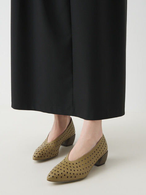 Женские туфли OFFICINE CREATIVE, Артикул SALLY/035, оливковый | 4322515. Ракурс 2 Женские туфли OFFICINE CREATIVE, Артикул SALLY/035, оливковый | 4322515. Ракурс 2