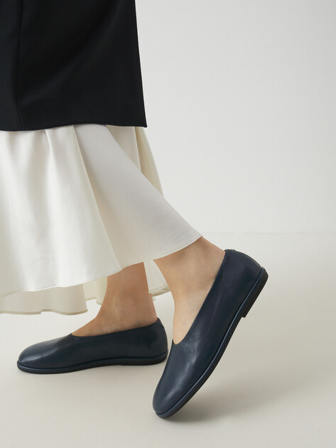 Женские слиперы OFFICINE CREATIVE, Артикул MIENNE/110, темно-синий | 4322945. Ракурс 2