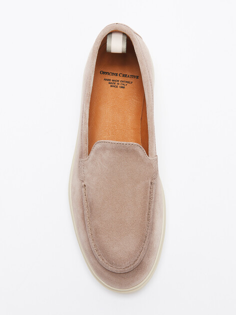 Женские лоферы OFFICINE CREATIVE, Артикул BONES/101, темно-бежевый | 4323031. Ракурс 5