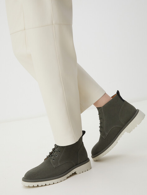 Женские ботинки TENDANCE, Артикул TTFYW2607-02, серо-зеленый | 4325525. Ракурс 2 Женские ботинки TENDANCE, Артикул TTFYW2607-02, серо-зеленый | 4325525. Ракурс 2
