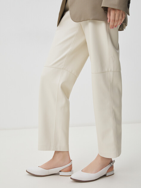 Женские туфли с открытой пяткой (слинг-бэк) MARCO TOZZI ZANNA, Артикул 2-2-29408-42, белый | 4326967. Ракурс 2