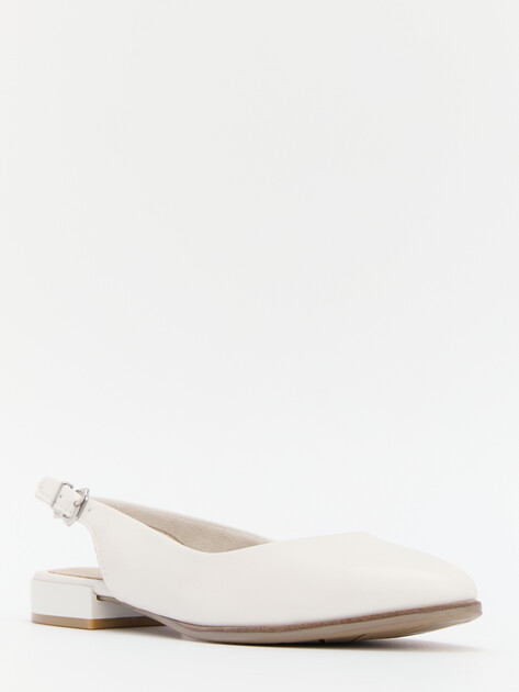 Женские туфли с открытой пяткой (слинг-бэк) MARCO TOZZI ZANNA, Артикул 2-2-29408-42, белый | 4326967. Ракурс 3