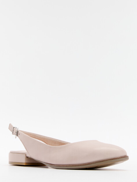 Женские туфли с открытой пяткой (слинг-бэк) MARCO TOZZI ZANNA, Артикул 2-2-29408-42, бежево-розовый | 4326975. Ракурс 3
