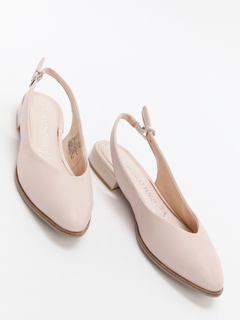 Женские туфли с открытой пяткой (слинг-бэк) MARCO TOZZI ZANNA, Артикул 2-2-29408-42, бежево-розовый | 4326975. Ракурс 6