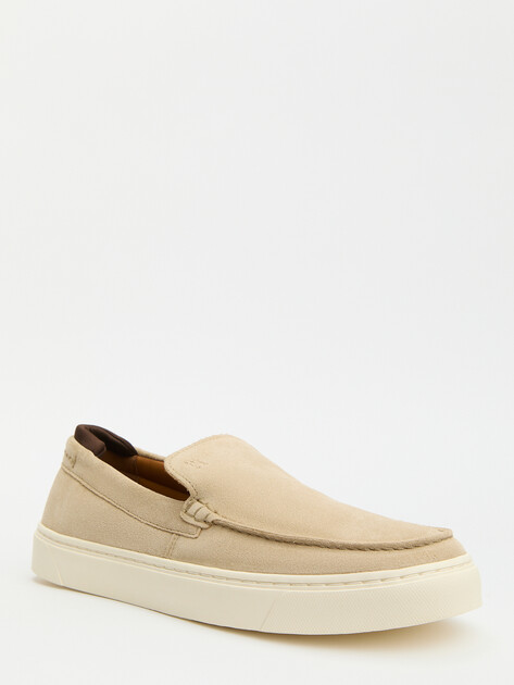 Мужские лоферы TOMMY HILFIGER, Артикул FM0FM04985(K), бежевый | 4328202. Ракурс 3