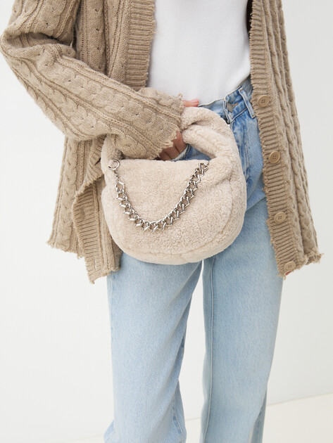 Женская сумка  TENDANCE, Артикул MRH24-202MM, бежевато-серый | 4328447. Ракурс 2