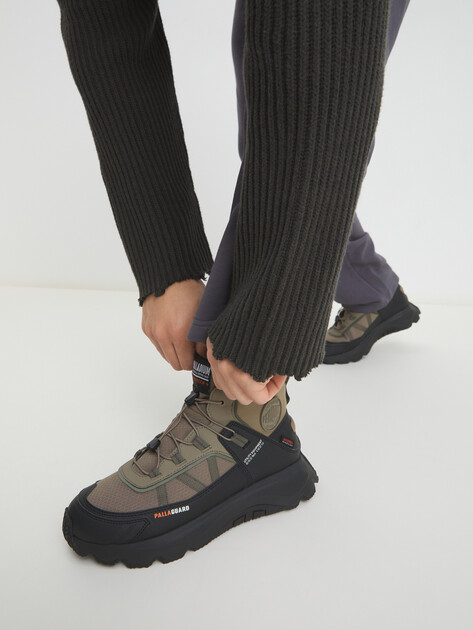 Мужские высокие кроссовки PALLADIUM THUNDER MID PRTCT WP+, Артикул 74394, серовато-бежевый | 4328535. Ракурс 2 Мужские высокие кроссовки PALLADIUM THUNDER MID PRTCT WP+, Артикул 74394, серовато-бежевый | 4328535. Ракурс 2