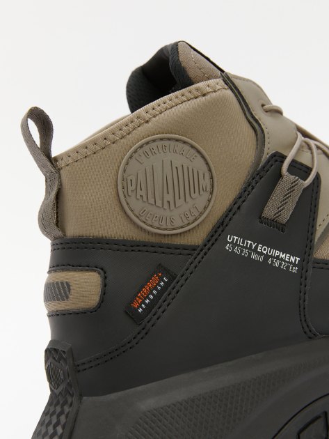 Мужские высокие кроссовки PALLADIUM THUNDER MID PRTCT WP+, Артикул 74394, серовато-бежевый | 4328535. Ракурс 6 Мужские высокие кроссовки PALLADIUM THUNDER MID PRTCT WP+, Артикул 74394, серовато-бежевый | 4328535. Ракурс 6