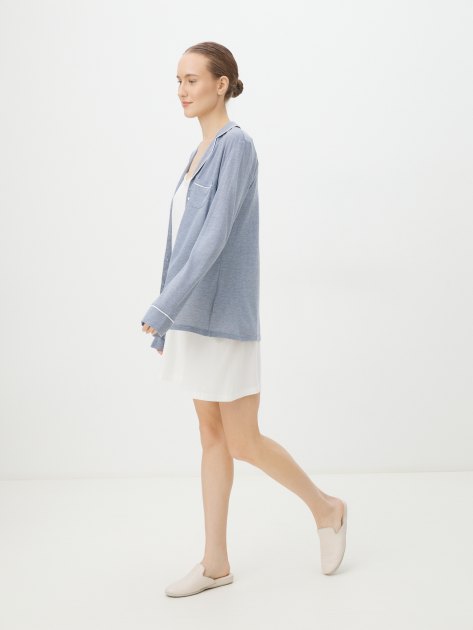 Женская рубашка ETAM WARM DAY, Артикул 6515995, серо-синий | 4329517. Ракурс 2 Женская рубашка ETAM WARM DAY, Артикул 6515995, серо-синий | 4329517. Ракурс 2