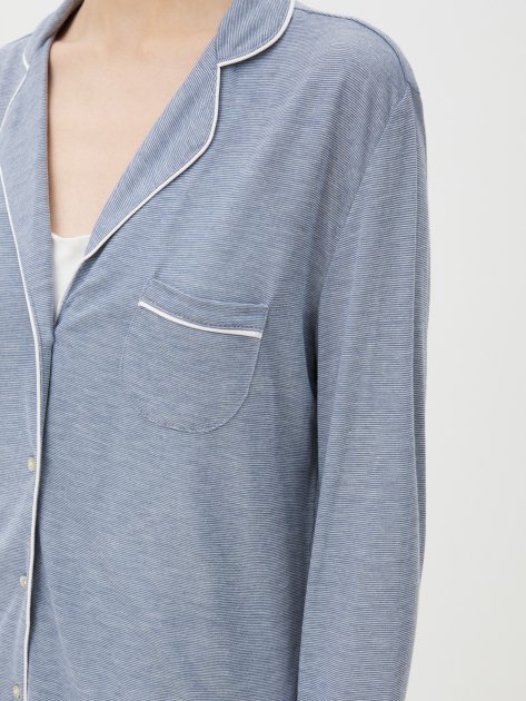 Женская рубашка ETAM WARM DAY, Артикул 6515995, серо-синий | 4329517. Ракурс 3 Женская рубашка ETAM WARM DAY, Артикул 6515995, серо-синий | 4329517. Ракурс 3