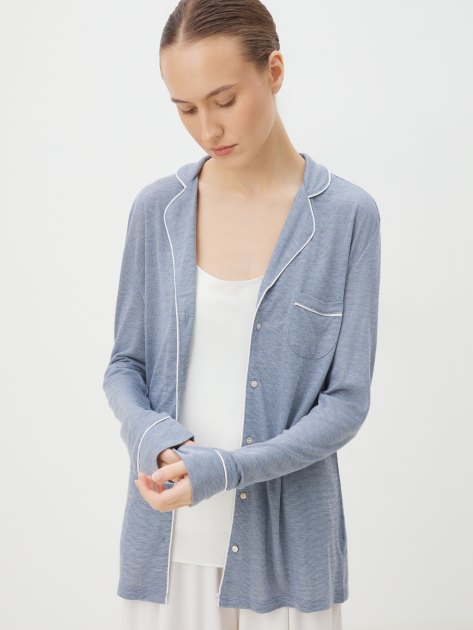 Женская рубашка ETAM WARM DAY, Артикул 6515995, серо-синий | 4329517. Ракурс 5 Женская рубашка ETAM WARM DAY, Артикул 6515995, серо-синий | 4329517. Ракурс 5