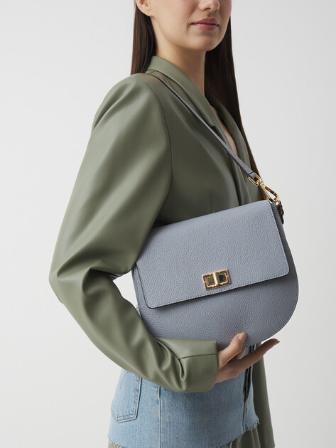 Женский сэдл GEOX D FLAVIE, Артикул D25KAA, серо-голубой | 4330747. Ракурс 2