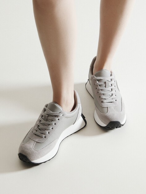 Женские кроссовки TENDANCE, Артикул YS-48012A-1L, светло-серый | 4331624. Ракурс 2