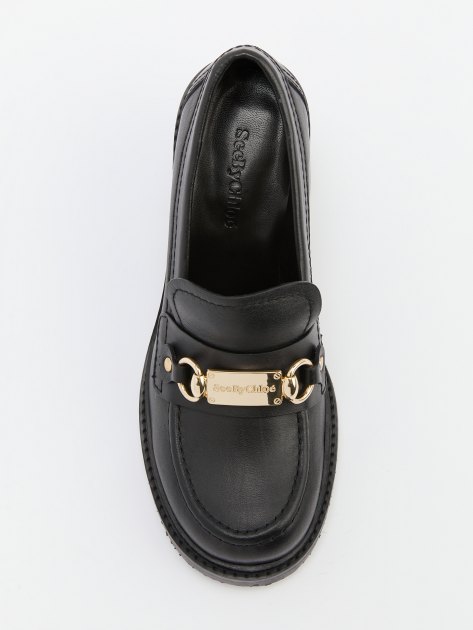 Женские туфли SEE by CHLOE SIGNATURE1, Артикул SB43033A, черный | 4334325. Ракурс 5 Женские туфли SEE by CHLOE SIGNATURE1, Артикул SB43033A, черный | 4334325. Ракурс 5