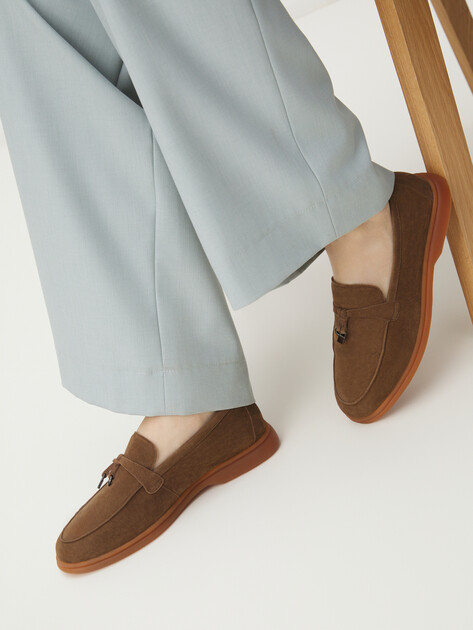 Женские лоферы MAISON DAVID, Артикул TM3269D-2, зеленовато-коричневый | 4335712. Ракурс 2 Женские лоферы MAISON DAVID, Артикул TM3269D-2, зеленовато-коричневый | 4335712. Ракурс 2