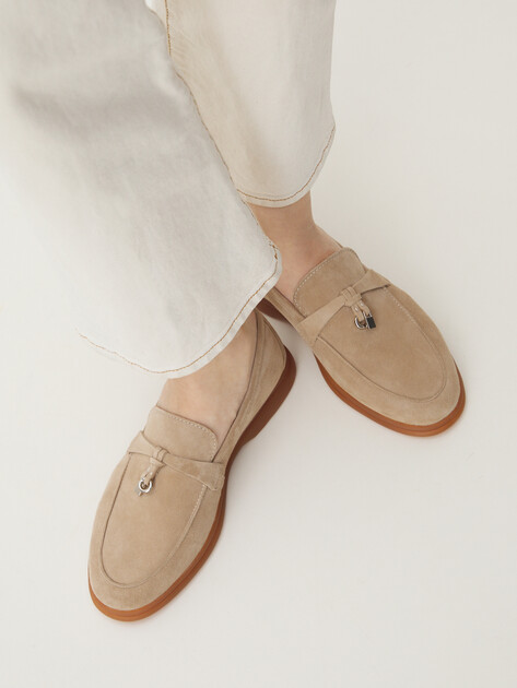 Женские лоферы MAISON DAVID, Артикул TM3269D-2, серовато-бежевый | 4335768. Ракурс 2