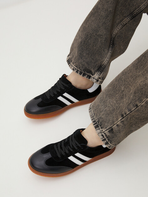 Мужские кеды MAISON DAVID, Артикул TM3238T-27, черный | 4336706. Ракурс 2 Мужские кеды MAISON DAVID, Артикул TM3238T-27, черный | 4336706. Ракурс 2