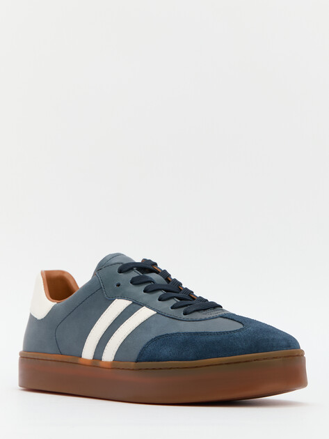 Мужские Кеды Maison david TM3079D-15 серо-синий