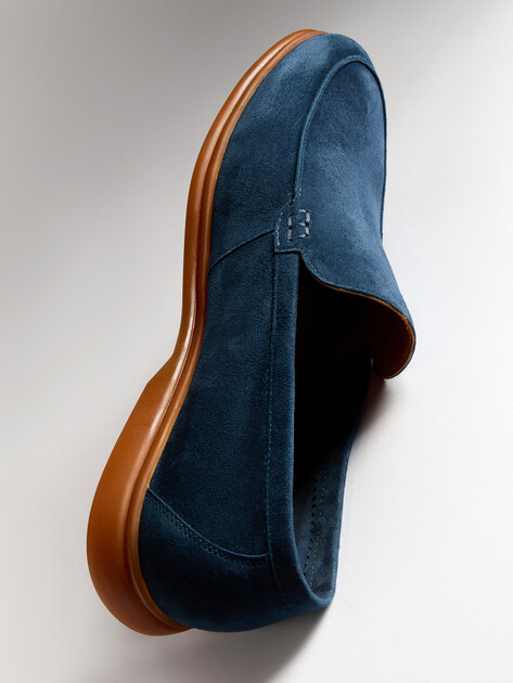 Мужские Лоферы Maison david TM3268D-7 темно-синий