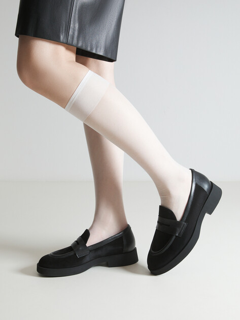 Женские лоферы LORIBLU, Артикул 6LS140, черный | 4338880. Ракурс 2