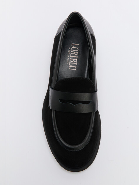 Женские лоферы LORIBLU, Артикул 6LS140, черный | 4338880. Ракурс 5