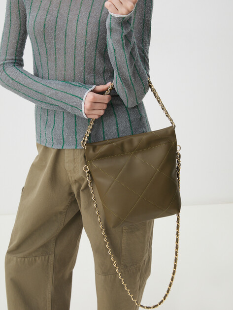 Женская сумка с ручкой DIVA`S BAG EMY, Артикул R2463, темно-зеленый | 4339325. Ракурс 2 Женская сумка с ручкой DIVA`S BAG EMY, Артикул R2463, темно-зеленый | 4339325. Ракурс 2