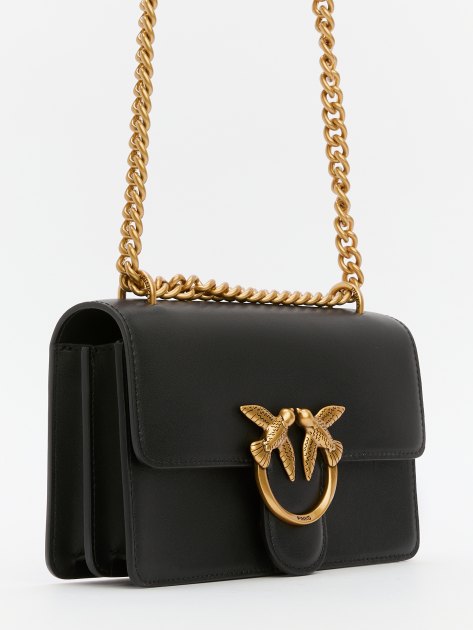 Кросс-боди PINKO Mini Love Bag One Simply, Артикул 100074, черный | 4341834. Ракурс 3 Кросс-боди PINKO Mini Love Bag One Simply, Артикул 100074, черный | 4341834. Ракурс 3