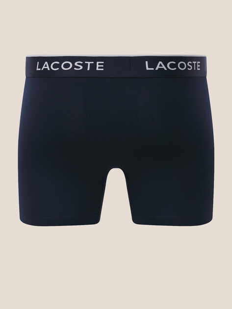 Мужские трусы 3 шт. LACOSTE, Артикул 6H3420, темно-синий | 4349711. Ракурс 3