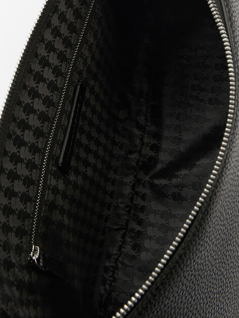 Женская сумка  KARL LAGERFELD ikon pebble shoulder bag, Артикул A1W30493, черный | 4349712. Ракурс 5