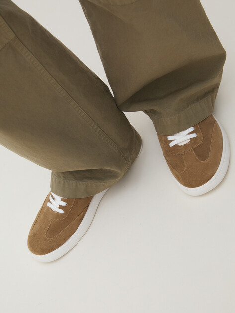 Мужские кеды TENDANCE, Артикул RS-6MT-1, зеленовато-коричневый | 4350030. Ракурс 2