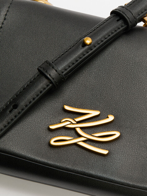 Кросс-боди KARL LAGERFELD k/autograph sm crossbody, Артикул A1W30174, черный | 4350706. Ракурс 3