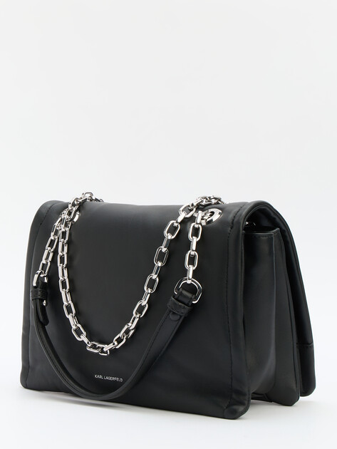 Женская сумка через плечо KARL LAGERFELD k/autograph sp puffy shb, Артикул A1W30173, черный | 4350781. Ракурс 4 Женская сумка через плечо KARL LAGERFELD k/autograph sp puffy shb, Артикул A1W30173, черный | 4350781. Ракурс 4