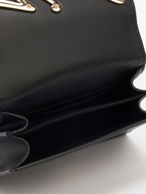 Женская сумка KARL LAGERFELD k/signature 2.0 sm crossbody, Артикул A1W30038, черный | 4351428. Ракурс 5 Женская сумка KARL LAGERFELD k/signature 2.0 sm crossbody, Артикул A1W30038, черный | 4351428. Ракурс 5