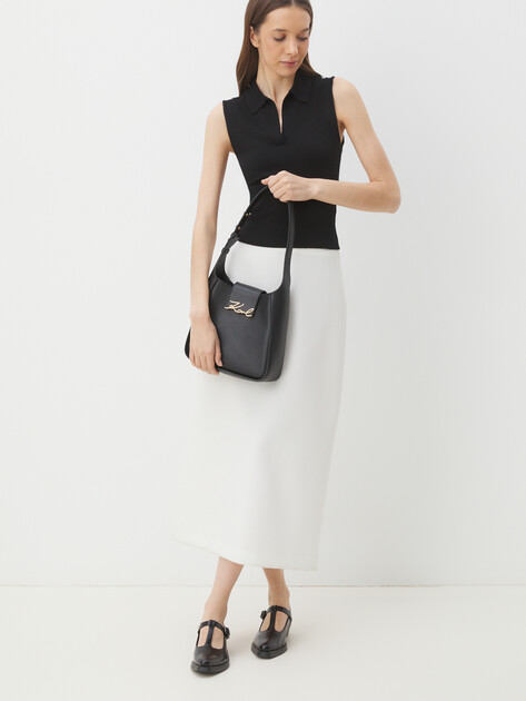 Женская сумка  KARL LAGERFELD k/signature hobo, Артикул A1W30434, черный | 4352009. Ракурс 2