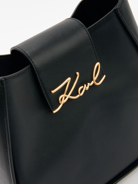 Женская сумка  KARL LAGERFELD k/signature hobo, Артикул A1W30434, черный | 4352009. Ракурс 3