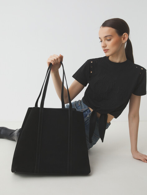 Женский шоппер TENDANCE, Артикул MRH24-233, черный | 4352528. Ракурс 2