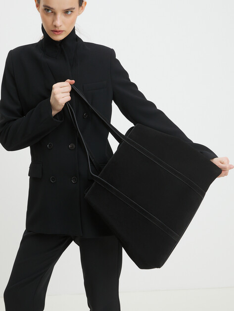 Женский шоппер TENDANCE, Артикул MRH24-233, черный | 4352528. Ракурс 6