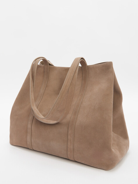 Женский шоппер TENDANCE, Артикул MRH24-233, серовато-бежевый | 4352530. Ракурс 4