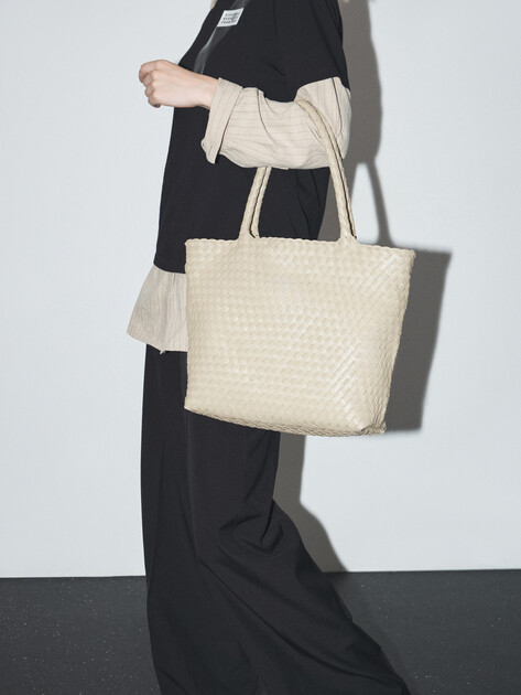 Женский тоут TENDANCE, Артикул MRH24-120, серовато-бежевый | 4352640. Ракурс 5