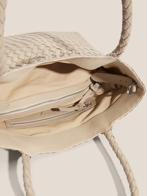 Женский тоут TENDANCE, Артикул MRH24-120, серовато-бежевый | 4352640. Ракурс 4