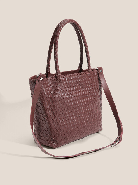 Женский тоут TENDANCE, Артикул MRH24-120, бордовый | 4352652. Ракурс 3