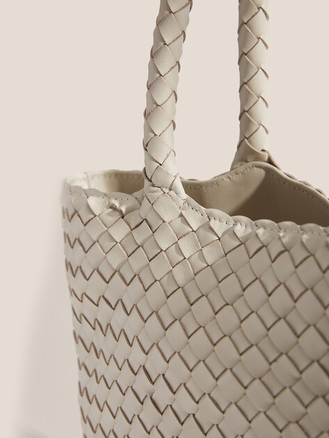 Женский тоут TENDANCE, Артикул MRH24-120, молочно-бежевый | 4352654. Ракурс 2