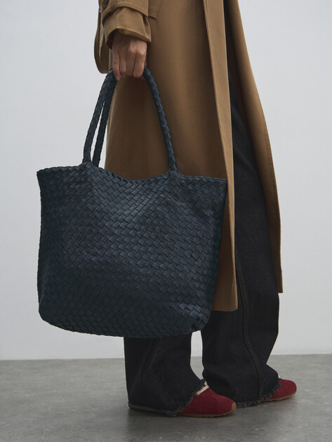 Женский тоут TENDANCE, Артикул MRH24-120, серо-синий | 4352658. Ракурс 5